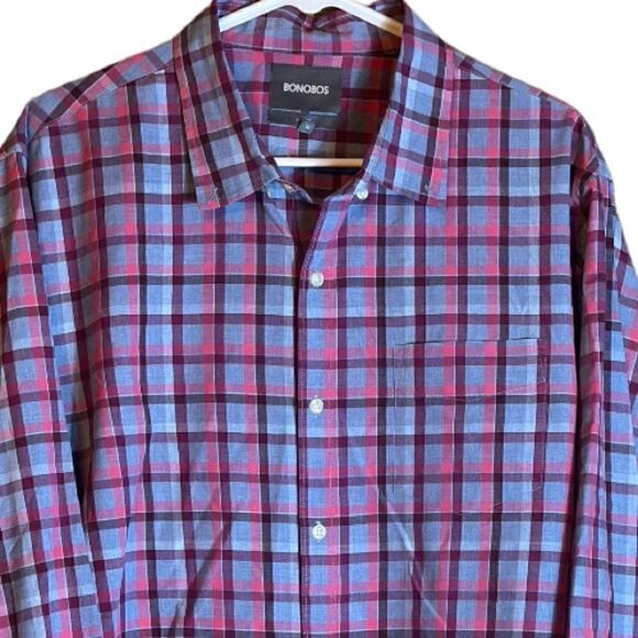 Bonobos Men’s Long Sleeve Washed Buttondown Slim Fit Shirt Shirt Size XL 📦 - Picture 5 of 7